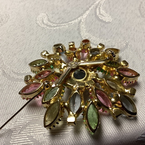 Vintage Juliana style, large, pastel brooch, positively gorgeous - Picture 7 of 9